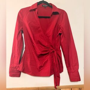 Express burgundy blouses 👚